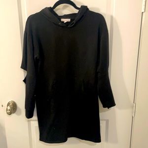 Hooded sweatshirt dress